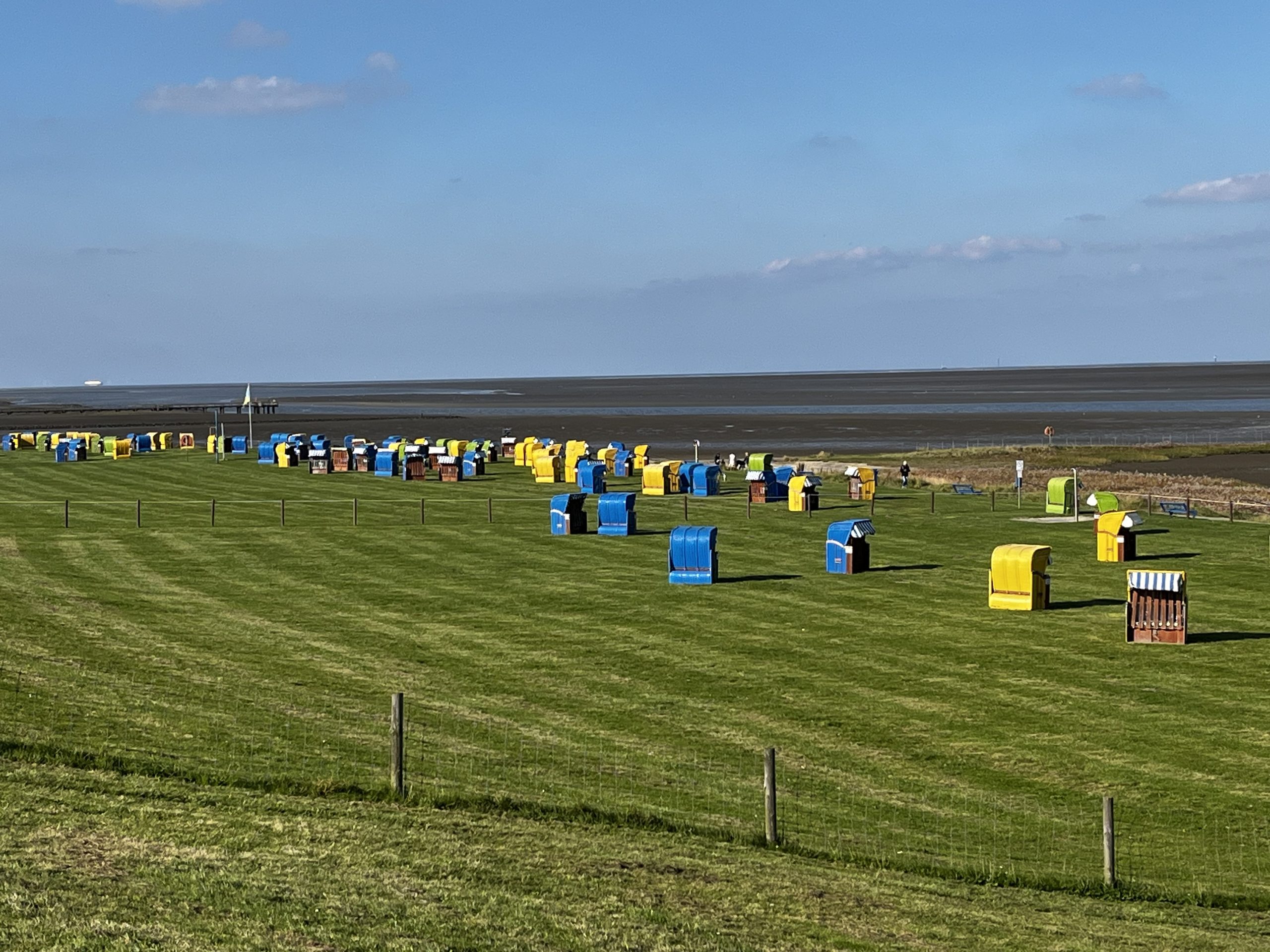 Strand und Strandkorb